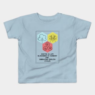 Tree of life and Lotus flower Kids T-Shirt